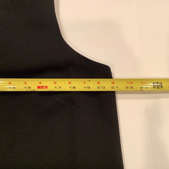 NEW Alex Marie Dress Size 14 Black VNeck Sleeveless Poetic Elegance Grommets - Picture 6 of 12